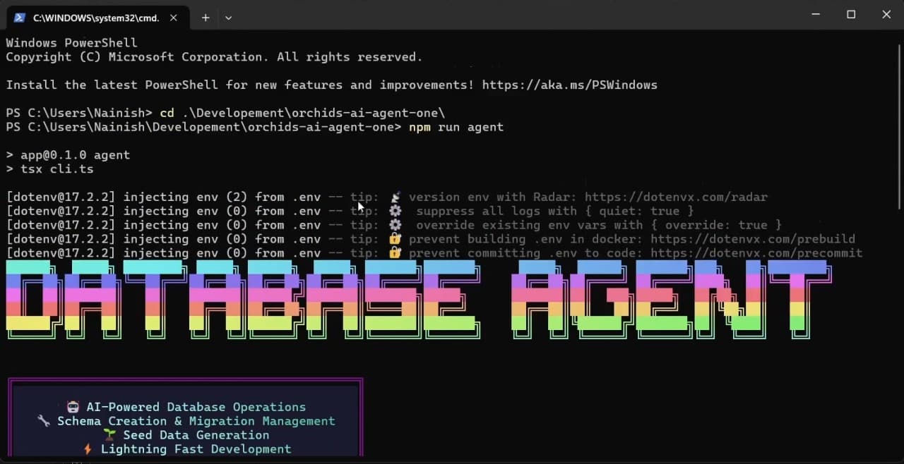 Database Agent project cover