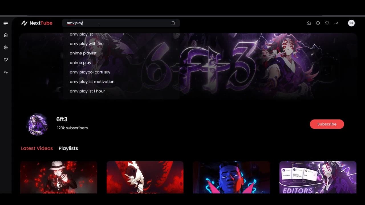 NextTube project cover